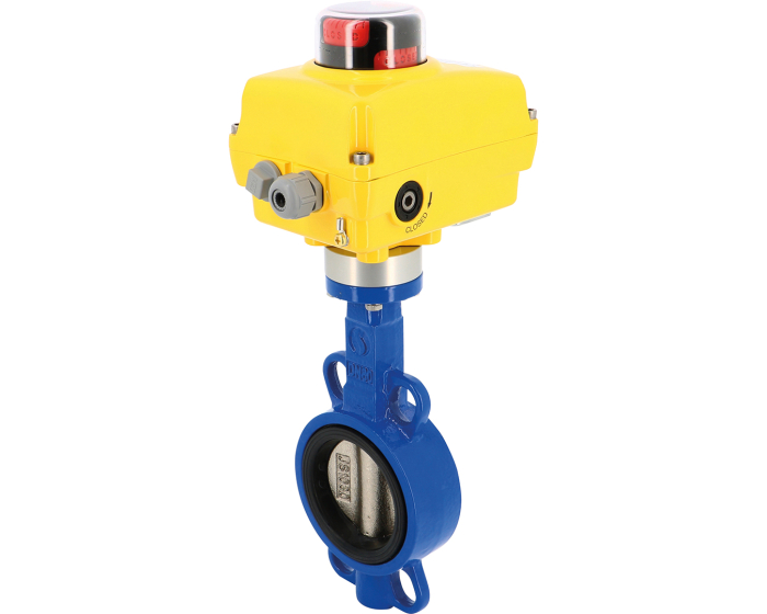 Ductile iron butterfly valve 1125 + SA/NA electric actuator